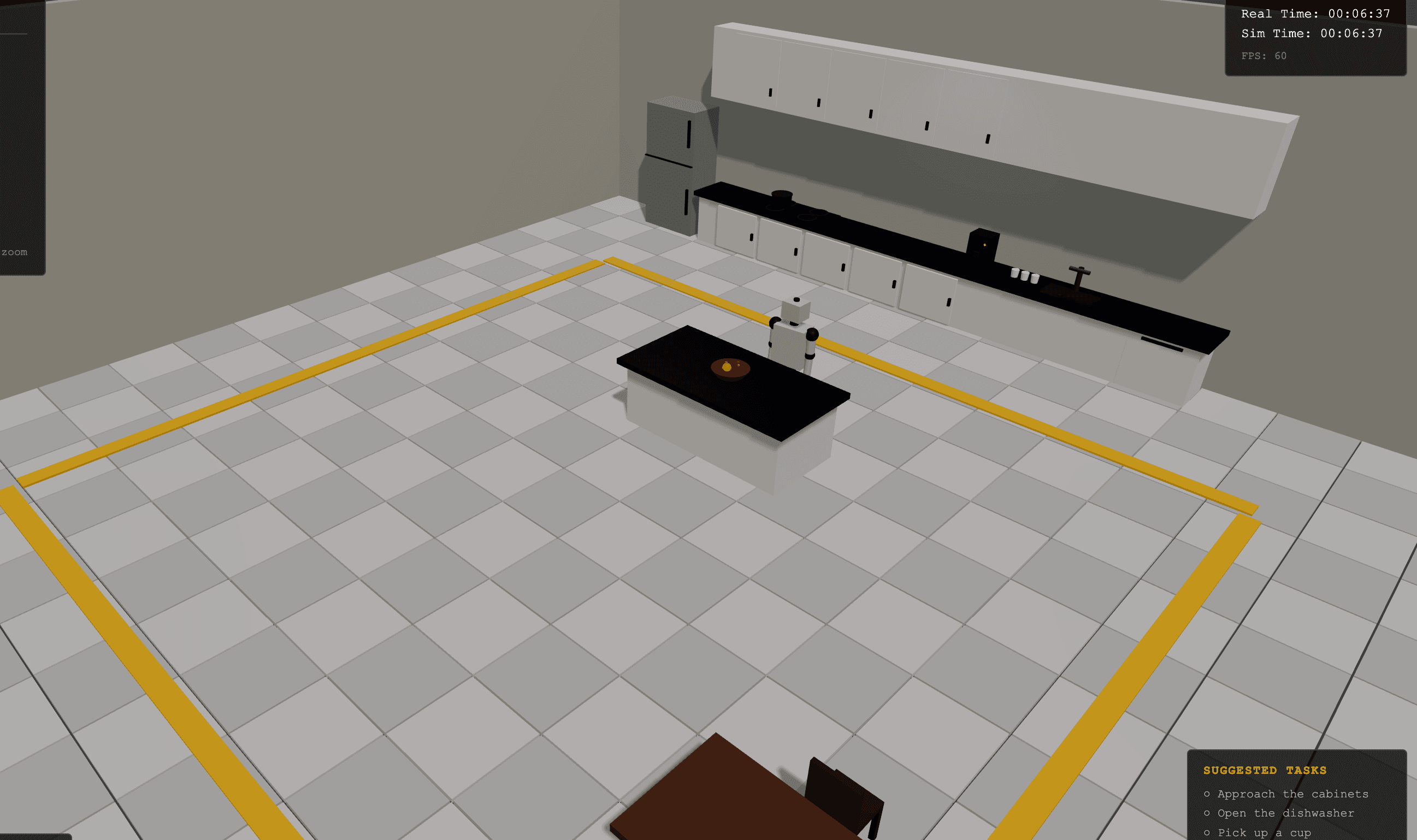 Modern Kitchen - Humanoid Wheeled